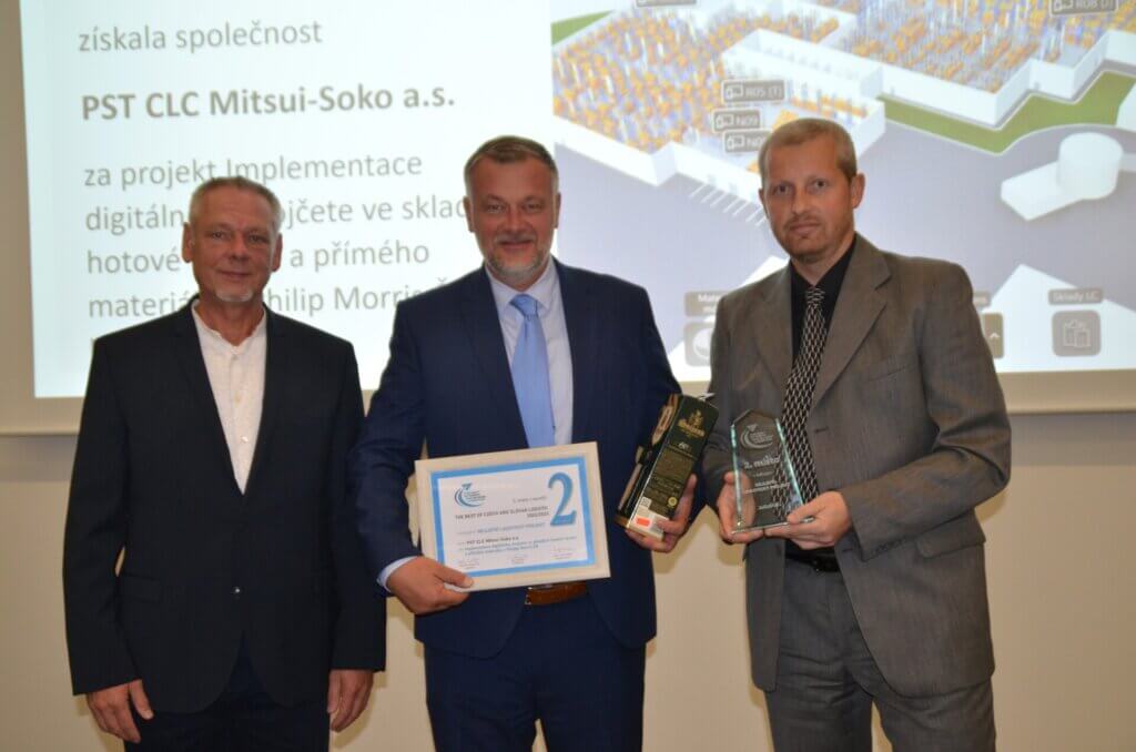 PST CLC Mitsui-Soko uspěla v soutěži The Best of Czech and Slovak Logistics