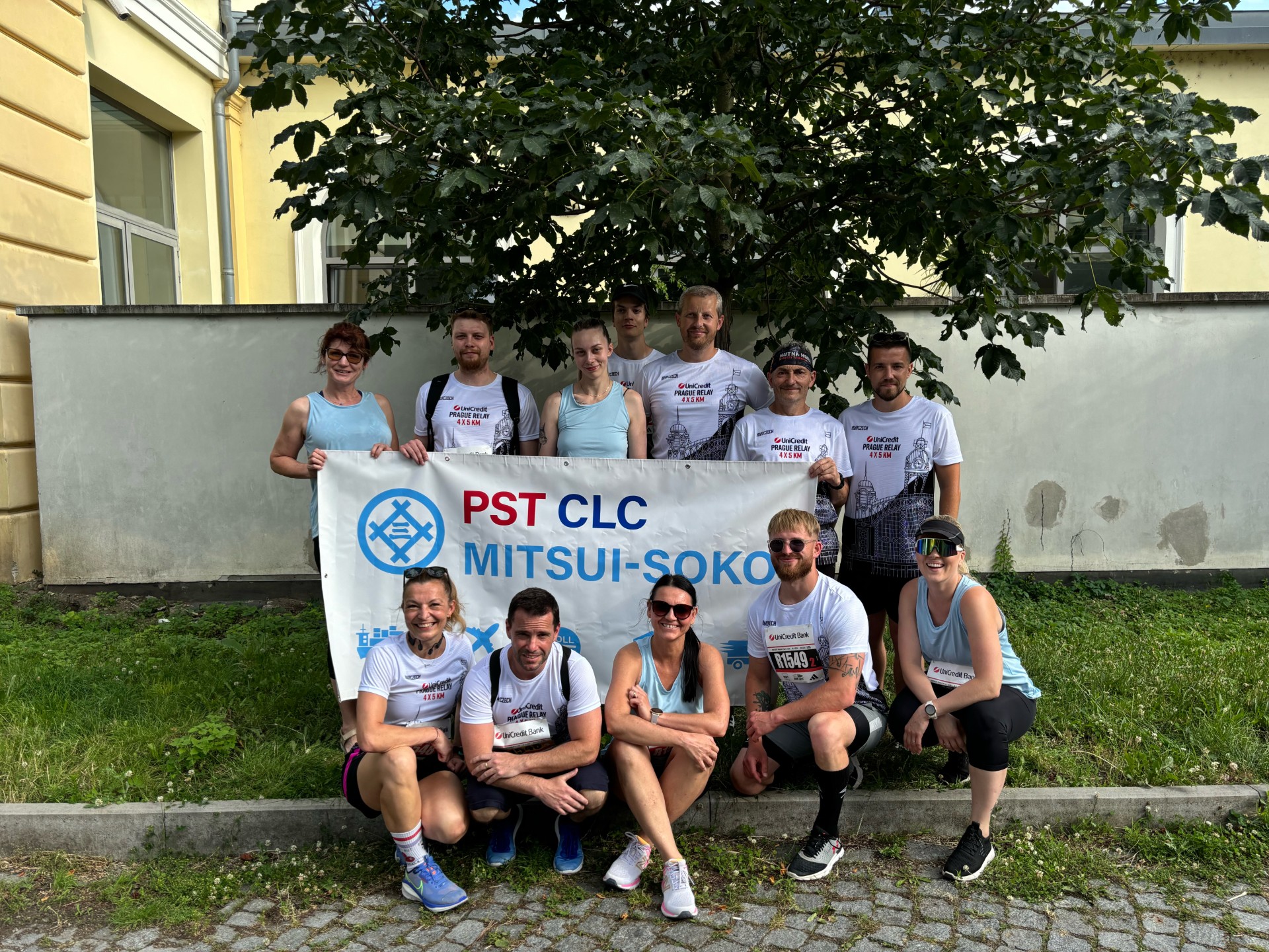 Employees of PST CLC Mitsui-Soko participated in UniCredit Prague Relay